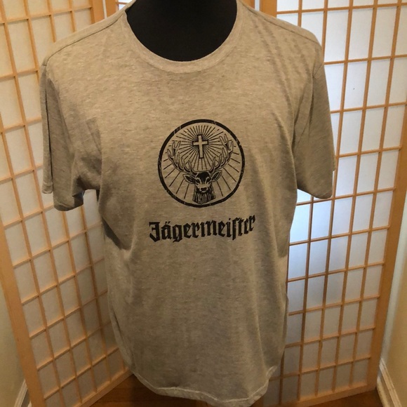 Jaegermeister T-Shirt Gray XL - Picture 1 of 4